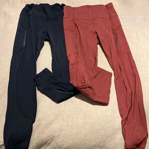 Athleta Rainier tights size small- two pair